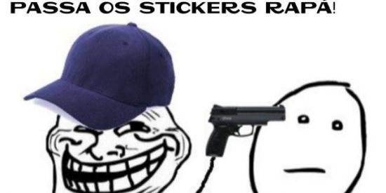 Imagem do grupo de WhatsApp PASSA OS STICKERS RAPÁ ⚔