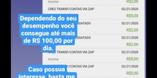 Imagem do grupo de WhatsApp CONTA ZAP