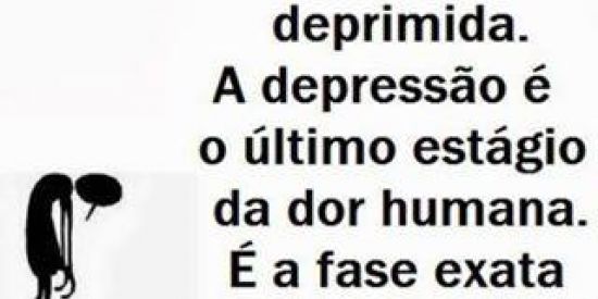 Imagem do grupo de WhatsApp Depressão aqui nao