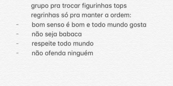 Imagem do grupo de WhatsApp figurinhas da galera