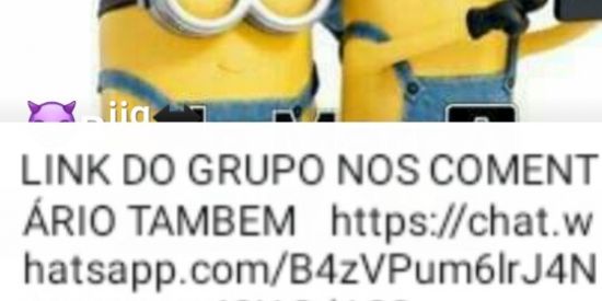 Imagem do grupo de WhatsApp Cheios de. Marra