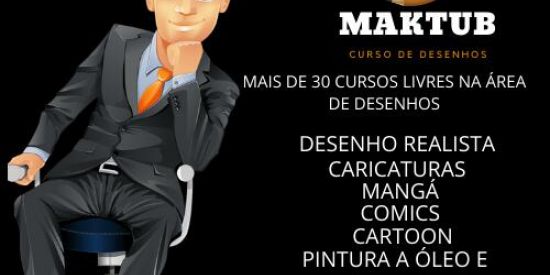 Imagem do grupo de WhatsApp maktub curso desenhos