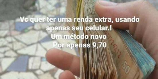 Imagem do grupo de WhatsApp Renda extra