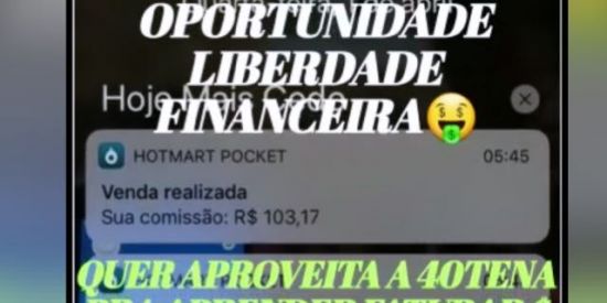 Imagem do grupo de WhatsApp Hotmart