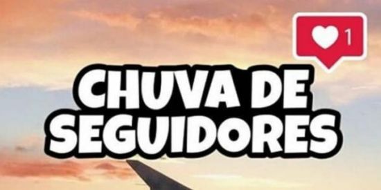 Imagem do grupo de WhatsApp CHUVA DE SEGUIDORES