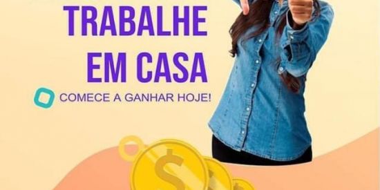 Imagem do grupo de WhatsApp GANHE DINHEIRO EM CASA