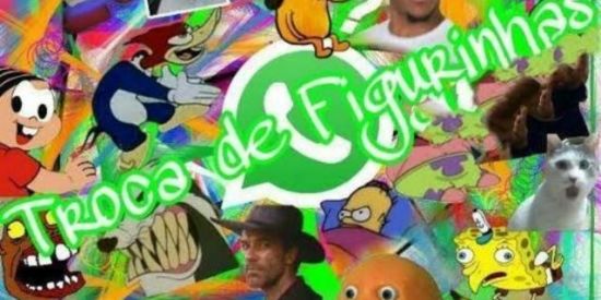 Imagem do grupo de WhatsApp Figurinhas