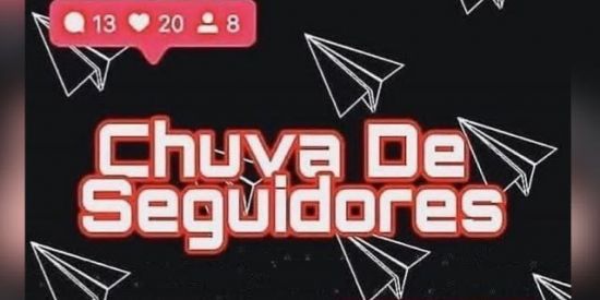 Imagem do grupo de WhatsApp Chuva de seguidores