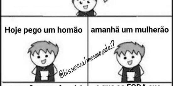 Imagem do grupo de WhatsApp Vale bissexual