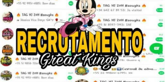 Imagem do grupo de WhatsApp DIVULGAÇÃO