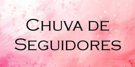 Imagem do grupo de WhatsApp Chuva de seguidores