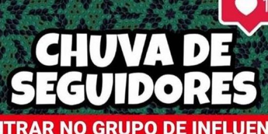 Imagem do grupo de WhatsApp Ganhar seguidores 2000K