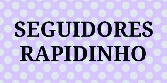 Imagem do grupo de WhatsApp Seguidores Rapidinho