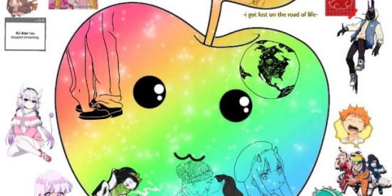 Imagem do grupo de WhatsApp Maçã Daltônica