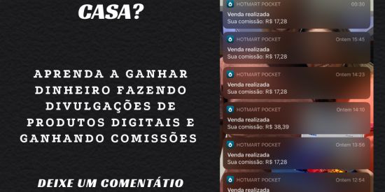 Imagem do grupo de WhatsApp Dinheiro pela internet