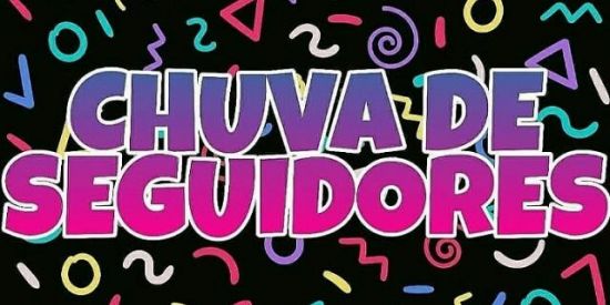 Imagem do grupo de WhatsApp Chuva de seguidores