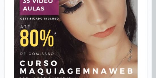 Imagem do grupo de WhatsApp CURSO DE MAQUIAGEM NA WEB