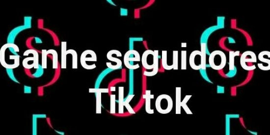 Imagem do grupo de WhatsApp GANHE SEGUIDORES TIKTOK