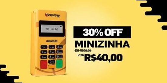 Imagem do grupo de WhatsApp Minizinha Promoção: R$ 40,00 Reais, Desconto, Comprar, PagSeguro.
