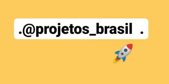 Imagem do grupo de WhatsApp @projetos_brasil_