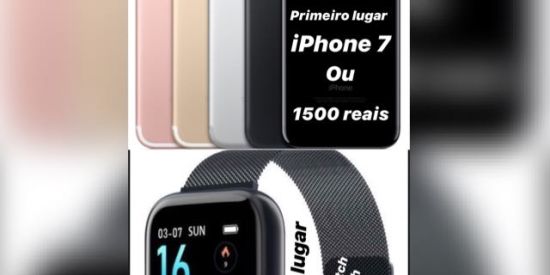 Imagem do grupo de WhatsApp Rifa de um iPhone 7 + 🕰