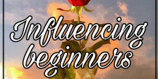 Imagem do grupo de WhatsApp Influencing beginners✨