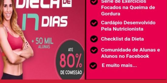Imagem do grupo de WhatsApp Dieta 17 dias para emagrecer 🍃