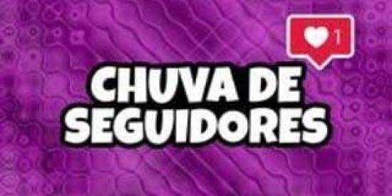 Imagem do grupo de WhatsApp Chuva de seguidores