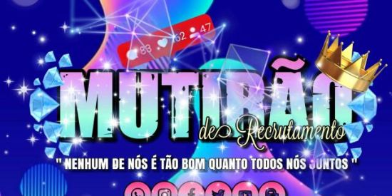 Imagem do grupo de WhatsApp MUTIRÃO DE RECRUTAMENTO