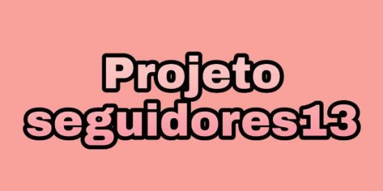 Imagem do grupo de WhatsApp Projeto seguidores13