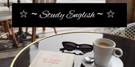 Imagem do grupo de WhatsApp ☆~Study English~☆