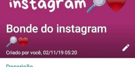 Imagem do grupo de WhatsApp Vamo ganha seguidores...