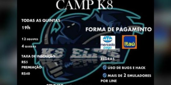 Imagem do grupo de WhatsApp CAMPEONATO K8 ELITE 💥⚔️