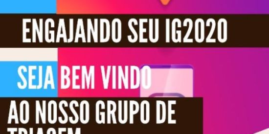 Imagem do grupo de WhatsApp ENGAJANDO seu INSTA CURTIDAS E comentários