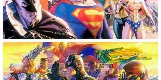 Imagem do grupo de WhatsApp DC⚡MARVEL