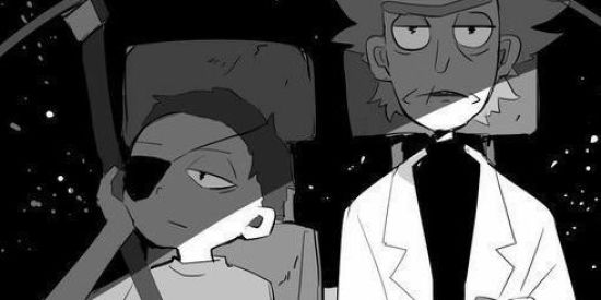 Imagem do grupo de WhatsApp Rick and Morty channel