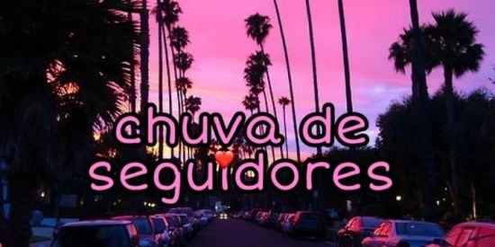 Imagem do grupo de WhatsApp Chuva de seguidores