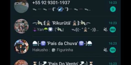 Imagem do grupo de WhatsApp recrutas rpg de naruto
