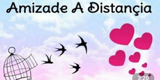 Imagem do grupo de WhatsApp Amizade a distância