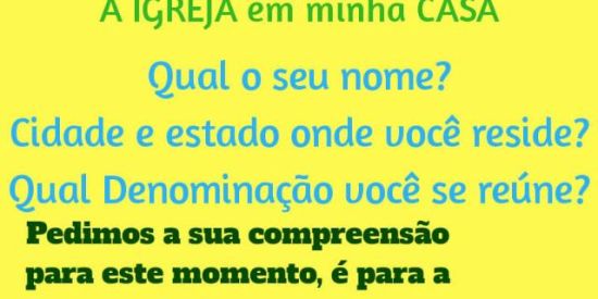 Imagem do grupo de WhatsApp Triagem a IGREJA
