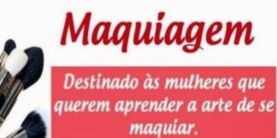 Imagem do grupo de WhatsApp Curso de automaquiagem ♥