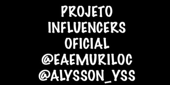 Imagem do grupo de WhatsApp INFLUENCERS