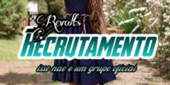 Imagem do grupo de WhatsApp Recrutamento Revolts🔥