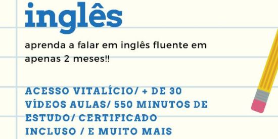 Imagem do grupo de WhatsApp Curso de inglês 📚📖