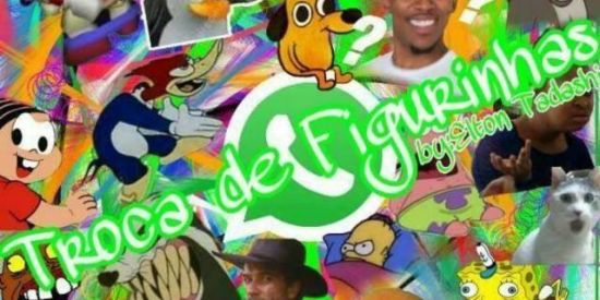 Imagem do grupo de WhatsApp FIGURINHAS