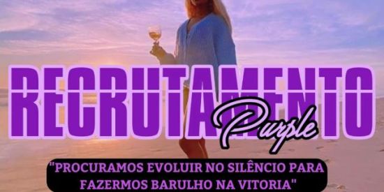 Imagem do grupo de WhatsApp 💜RECRUTAMENTO💜
