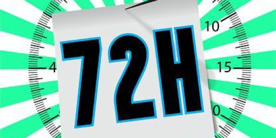 Imagem do grupo de WhatsApp 70% em 72 horas