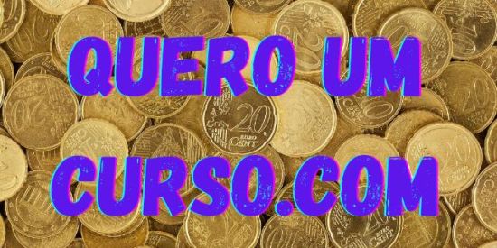 Imagem do grupo de WhatsApp QUERO UM CURCO.COM