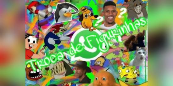 Imagem do grupo de WhatsApp Troca de stickers 👁👄👁💅🏻