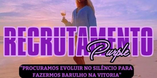 Imagem do grupo de WhatsApp 💜RECRUTAMENTO EQP PURPLE💜